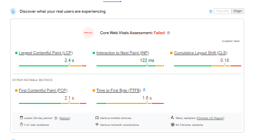 User experience showing image