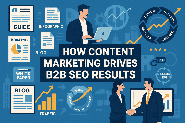 An Infographics on How Content Marketing Drives Real B2B SEO Results