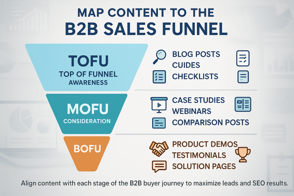 Map Content to the B2B Sales Funnel image