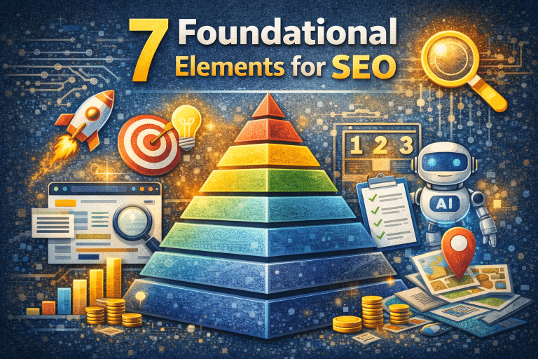 Foundational element for SEO infoghrapics image
