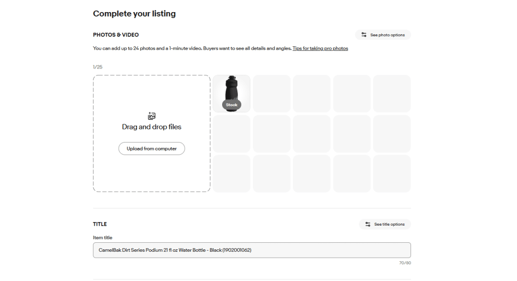 complete your listing infoghraphics image 