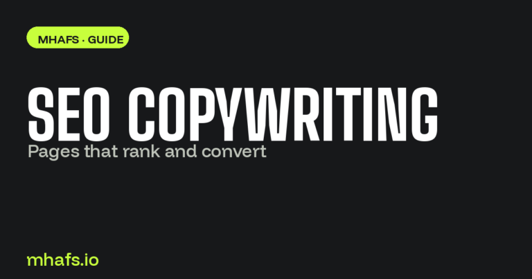 seo copywriting guide — MHAFs guide
