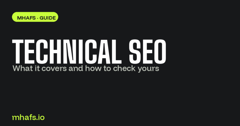 what is technical seo — MHAFs guide